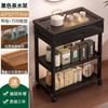 Estante de Almacenamiento Móvil para el Hogar, Estante de Almacenamiento para Juego de Té para Salón de Té, Suministros de Almacenamiento para Sala de Estar y Cocina con Carro de Almacenamiento con Cajón