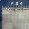 Aleación de Lujo Ligero Cadena de Pedrería Cadena de Aleación Metalizada Galvanizada DIY Ropa con Cadena de Diamante Al por Mayor en Stock