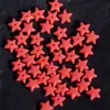 Bola de prego de língua de estrela de cor sólida acrílico estrela de cinco pontas bola de substituição de prego de língua estrela de cinco pontas multicor transfronteiriça quente atacado joia de perfuração