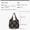 Bolsa de Lona 2026 de Gran Capacidad Nueva, Bolso Tote de Lana a Cuadros para el Trabajo, Bolso Chaleco para Mujer, Bolso de Hombro para Exteriores