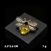 Nueva Moda Estilo Barroco Serie de Insectos Broche de Abeja Tachonado de Diamantes Insignia de Pin de Accesorio de Ropa Personalizado