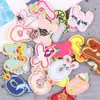 Pegatinas de tela bordada Lixin al por mayor 26 letras inglesas personalizadas parches adhesivos animales de dibujos animados accesorios para ropa