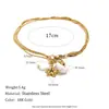 Pulsera Colgante Moneda Ojo Turquesa Azul Más Vendida Transfronteriza Mengjia Acero Inoxidable Cierre de Primavera Cereza Goteo de Aceite Pulsera para Mujer