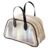 Nueva bolsa de aseo separada para artículos secos y húmedos, bolsa de cosméticos de gran capacidad, simple, portátil, de alto color, impermeable, bolsa de almacenamiento para natación