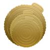 Base de Caixa de Bolo Corrugada Branca de 4 Polegadas 6 Polegadas 8 Polegadas Base de Papelão Dourado West Point de Panificação Base de Bolo Pad de Papelão Corrugado para Bolo