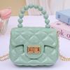 Bolsa de Ombro Feminina Estilo 2026, Bolsa Transversal Fashion com Corrente de Pérolas, Mini Bolsa Feminina, Bolsa de Gelatina