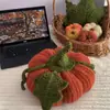 Comercio Exterior Temu Nuevos Adornos de Calabaza Coloridos Tejidos a Mano Moda Halloween Hogar Adornos Personalizados para Fiestas