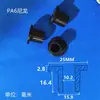 M10 Parafuso Isolante de Nylon Bucha Isolante Arruela de Transistor Bucha Plástica Bucha de Revestimento Tipo T Côncavo-Convexo Bucha de Degrau