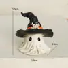 Transfronteiriço Novo Sucesso de Vendas Chapéu de Terror de Halloween Fantasminha Criativo Artesanato de Resina Presente Enfeites de Jardim