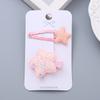 Pinza para el pelo de niña Estrella Bb Brillo Lindo Colorido Estrella de Cinco Puntas Flequillo de Bebé Pinza para el Pelo de Niños Accesorios para el Cabello Venta al por Mayor