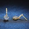 Pendientes de moissanita de 1 quilate, pendientes de plata de ley 925, pendientes Seiko con borlas inteligentes y avanzados para mujer, venta al por mayor transfronteriza para mujer