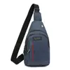 Nova bolsa tiracolo masculina transfronteiriça feita de tecido Oxford, bolsa de ombro simples e estilosa, mochila tiracolo versátil, bolsa de peito executiva para homens