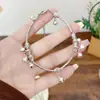 Colar Vintage Gargantilha Estilo Chinês Joias Hanfu Cadeado Sino Longa Vida Colar de Prata Tibetano Corrente para Clavícula para Mulheres (Feijão vermelho)