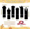 Venta al por mayor de fábrica marcapáginas de animales papel para rascar creativo DIY niños Navidad Pascua Halloween pintura para rascar