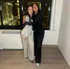 Moda Casual Europea y Americana Transfronteriza para Mujer Chaqueta con Cuentas Pantalones Traje de Chaqueta Elegante Elegante Lentejuelas Traje de Dos Piezas
