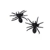 Araña Negra de Plástico de Halloween Juguete de Broma del Día de los Santos Inocentes Araña Grande Araña Afelpada Accesorios DIY