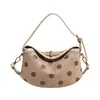 Bolso de Mano Nuevo de Patchwork de Lunares de Verano 2026, Diseño de Nicho, Bolso Cruzado Simple y Versátil para el Trabajo