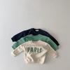 Suéter con letras espumosas para bebé INS, jersey informal de primavera y otoño para niños y niñas