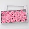 Cabeça de Flor de Sabão de Cinco Camadas Base de Rosa Flor de Sabão Spray Cor Água Flor Arte Fábrica Adereço de Decoração de Casamento para Festa de Aniversário