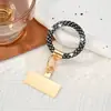 Cordão de Celular Totalmente de Diamante para Mulheres, Chaveiro de Cristal de Luxo Leve de Alta Qualidade, Acessório de Corrente de Celular Pendente Curto da Moda