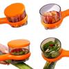 Cuchillo Pelador Multifuncional con Almacenamiento Visible para Cocina Hogar Manzana Espárrago Pera con Compartimento de Almacenamiento Integrado Pelador Cuchillo Pelador