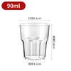 Caneca de Cerveja de Acrílico Plástico PC Transparente Acrílico Octogonal Caneca Bar Ktv Catering Caneca Atacado