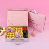 Caja de Regalo 520 Tapa Abatible Caja de Regalo de Gama Alta para Novia, Novio, Empleada, Caja de Empaque para Caja de Regalo para Acompañante Lista para la Venta