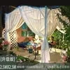 Toldo parasol para exteriores, cenador de patio, terraza de casa de huéspedes, refugio de lluvia para jardín, toldo de cisne para villa, tienda de campaña con sombrilla parasol para exteriores