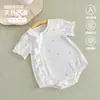 Oferta Especial de Espacio para VentiladorRopa de Verano para Bebés: Mameluco Chaleco, Mameluco Triangular de Gasa Transpirable Clase A para Bebé