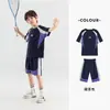 Conjunto Deportivo de Verano a la Moda para Niños Duoduo, Conjunto de Dos Piezas de Camiseta Transpirable para Correr y Pantalones Cortos para Niños