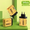 Carregador Multi-Porta Certificado CE 240W GaN Nitreto de Gálio com Display Digital LED Atacado Transfronteiriço Amazon FBA