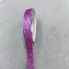 10 jardas 1CM cinto PU com glitter DIY clipe de bolsa feito à mão tiara laço cintura material acessórios