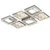 Nueva lámpara de techo moderna de estilo minimalista con acabado de grietas de hielo, iluminación de lujo italiano de alta gama para sala de estar y dormitorio, accesorios de iluminación de Zhongshan