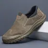 Zapatos de seguridad para hombre para trabajo en construcción, zapatos de trabajo sin cordones, verano transpirables, ligeros, impermeables, antideslizantes, resistentes al desgaste, zapatos de senderismo