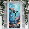 Temu Amazon Xiyin Exclusivo Transfronterizo Cubierta Decorativa Elástica para Puerta de Habitación Instalación Simple Cubierta de Puerta Estilo Tortuga
