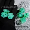 Dados de Juego Dungeons & Dragons D20 D6 Color Proteína Verde Fuente Dndrpg Dados Cristalinos Multilado