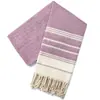 Toalla de Baño Grande Jacquard Tejido Poliéster-Algodón Venta al por Mayor Manta de Playa Turca Manta de Algodón-Lino Manta Turca con Forma de Diamante Hecho a Medida