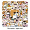 52 Pegatinas de Graffiti Siam Rip Dibujos Animados Lindas Tarjetas Goo Decorativas para Tazas de Agua, Carcasas de Teléfono Móvil, Cuadernos, Pegatinas de Guitarra