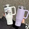 Tyeso Grande Capacidade 40oz Alça Copo de Carro Aço Inoxidável Copo Térmico Amazon Transfronteiriço Copo de Gelo para Carro