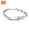 Serie Océano Molde para Galletas de Caracola Molde para Pastel de Acero Inoxidable