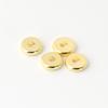 Cuentas Espaciadoras de Cobre de Oro de 18k Espaciador Latón de Xizang Ábaco Cuentas Planas Accesorios DIY Cuentas Desaparecidas