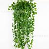 Pendurado na parede rattan Batata doce folha videira planta parede material dinheiro folha Videira simulação Verde rosa videira verde decoração fábrica atacado
