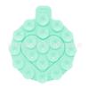 Soporte de teléfono de ventosa de silicona con forma de corazón de doble cara, soporte universal perezoso portátil multifuncional, al por mayor en stock