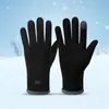 Guantes de invierno para mujer con forro polar, engrosados, a prueba de frío, cálidos, cortavientos, para exteriores, equitación, conducción, tacto de terciopelo, algodón, venta al por mayor