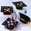 Temporada de Graduación Sombrero de Doctor para Niños Sombrero de Graduación Hecho a Mano para Niños de Preescolar Paquete de Materiales DIY Accesorios para Fotos de Graduación