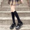 Medias de Encaje con Liguero de Combinación Medias Negras de Seda Deseo Puro Medias con Liguero Medias de Red para Mujer Medias de Verano Finas de Seda Blanca Calcetines hasta la Pantorrilla por Encima de la Rodilla