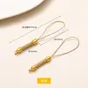 Lanyard Tejido de Mazorca de Maíz Colgante Accesorio Cierre de Pagoda Joyería Hecha a Mano DIY Colgante Lanyard para Teléfono Fabricante Venta Directa