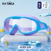 Gafas de natación de verano más vendidas, alta definición, impermeables, antivaho, marco grande, modelo nuevo para niños y niñas, equipo de natación, modelo nuevo al por mayor