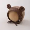 Gorro de Bebé Estilo Delgado para Primavera y Otoño Algodón Puro 6-12 Meses Bebé Lindo Super Lindo Gorro con Protección para los Oídos para Bebés