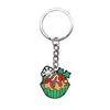 Chaveiros Pingentes Série de Natal Borracha Macia de PVC Fivelas Decorativas DIY Acessórios para Mochila Presentes Decorativos da Amazon Atacado